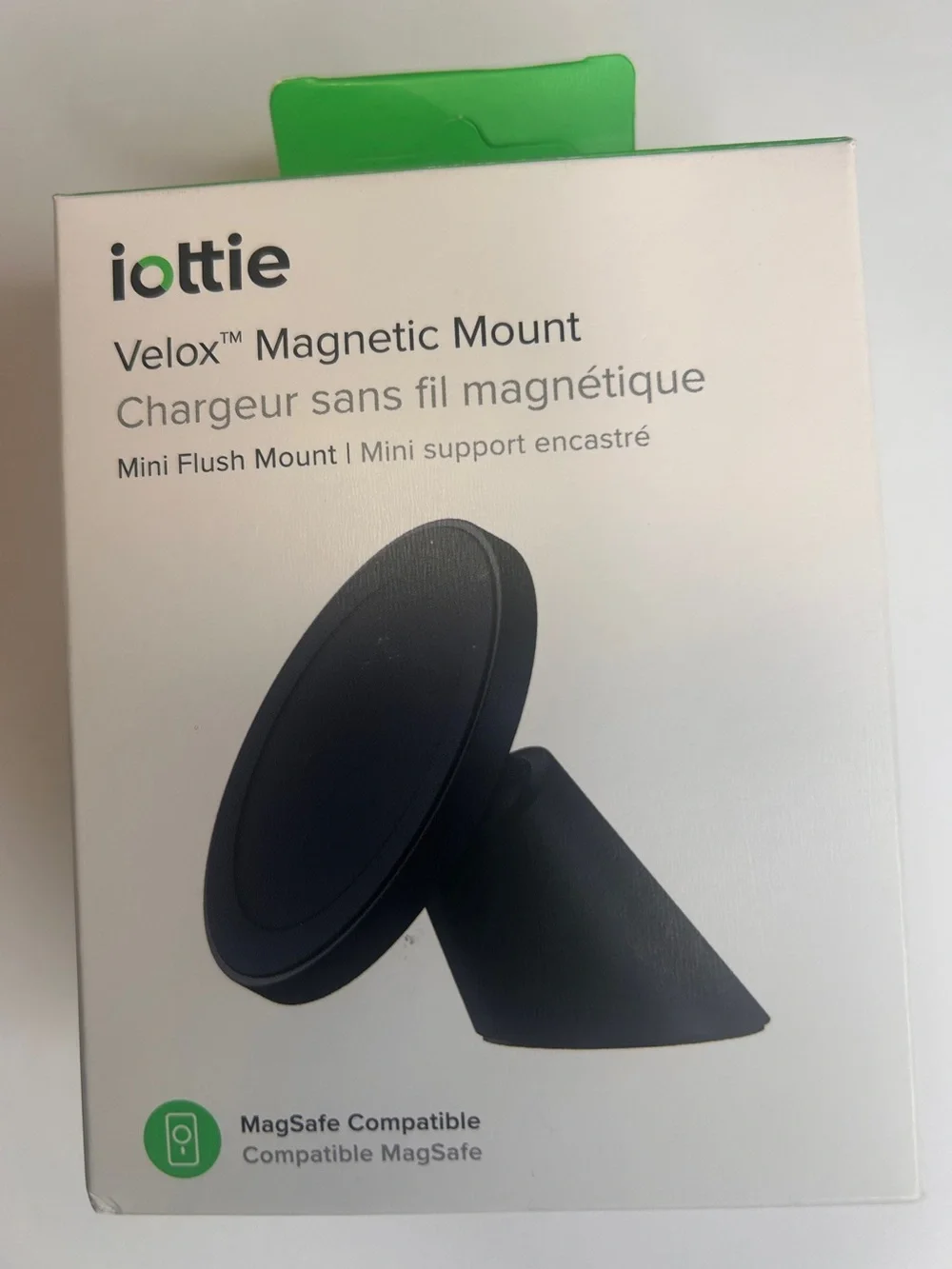 iOttie Velox MagSafe Compatible Magnetic Flush Mount - Dark Black